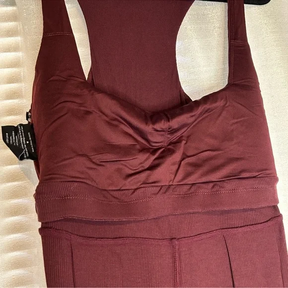 POPFLEX Go with the Flow Jumpsuit - Vineyard Wine MEDIUM - Picture 6 of 9